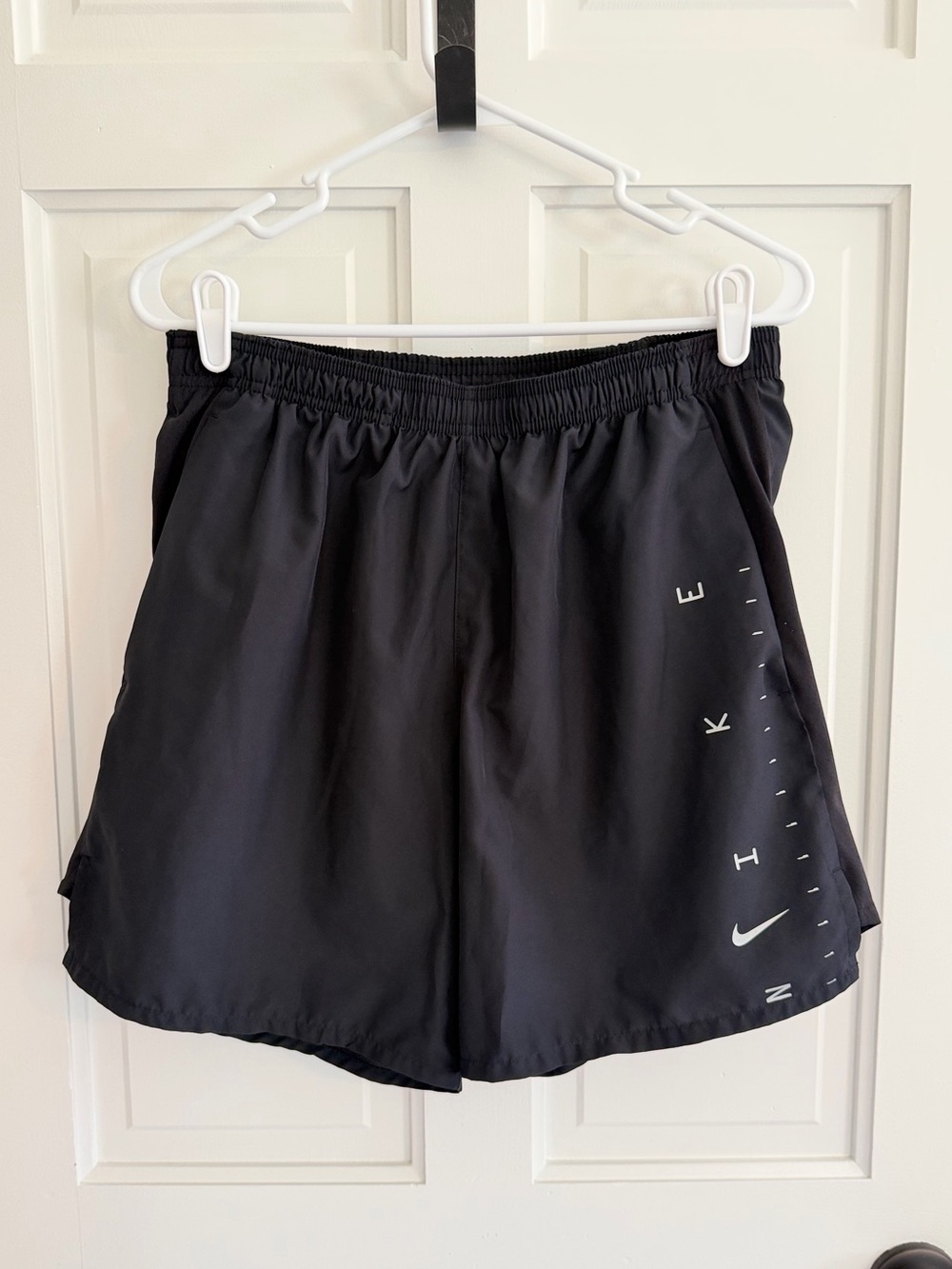 Nike‎ Dri-FIT Women’s Black Running Shorts Brief Lined Size Large